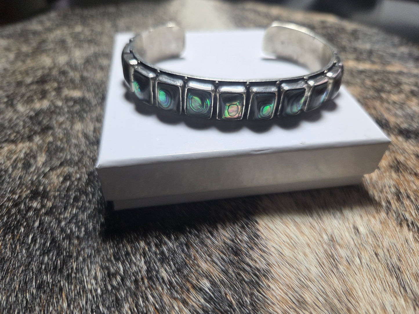 Federico Jimenez Abalone Cuff Bracelet