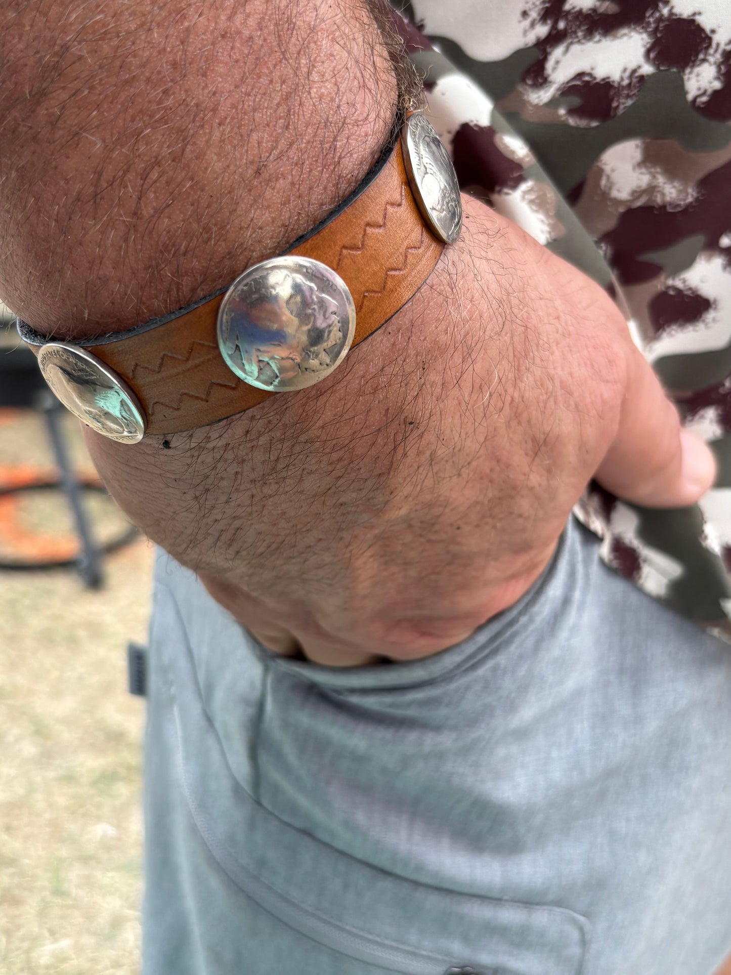 Leather bracelet