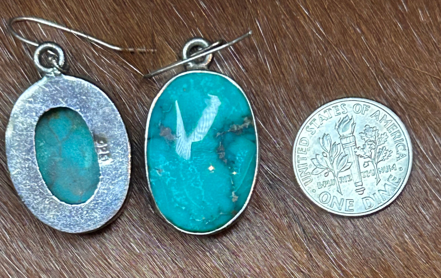sterling silver turquoise earrings