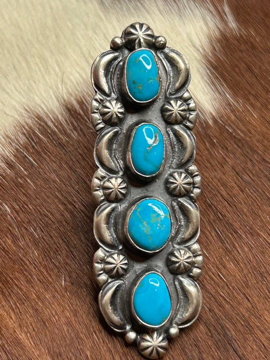 Kingman Turquoise Ring size 7.5
