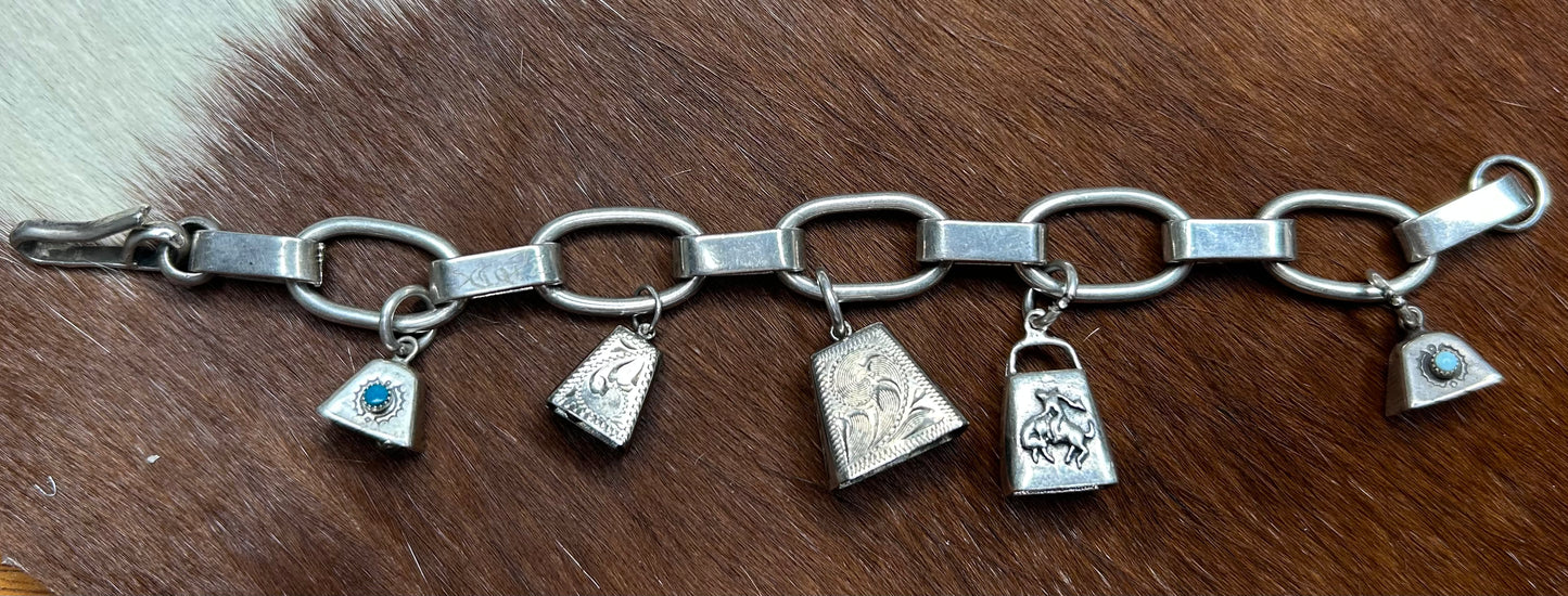Western SS Bell charm Bracelet