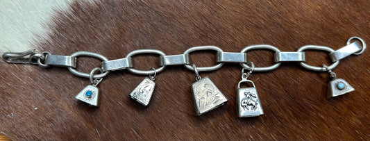 Western SS Bell charm Bracelet