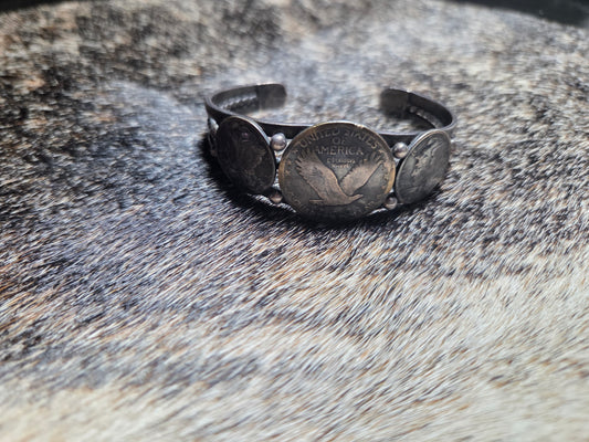 Quarter Cuff & Buffalo Nickel