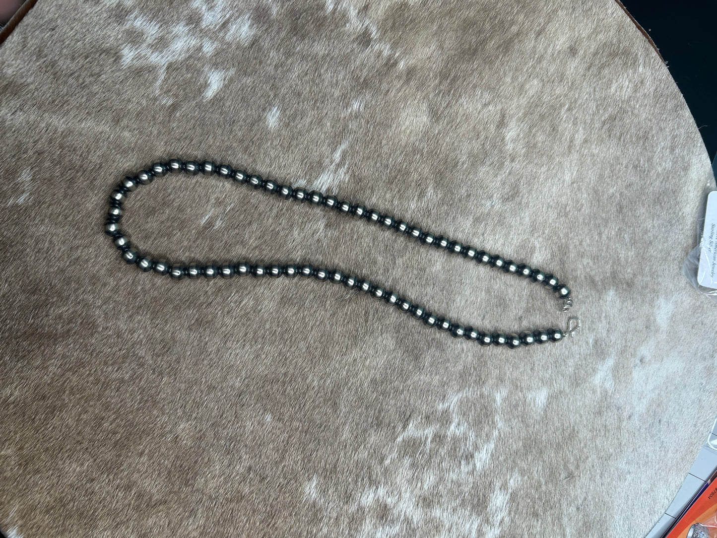 Necklace - 8MM Navajo Pearls 20"