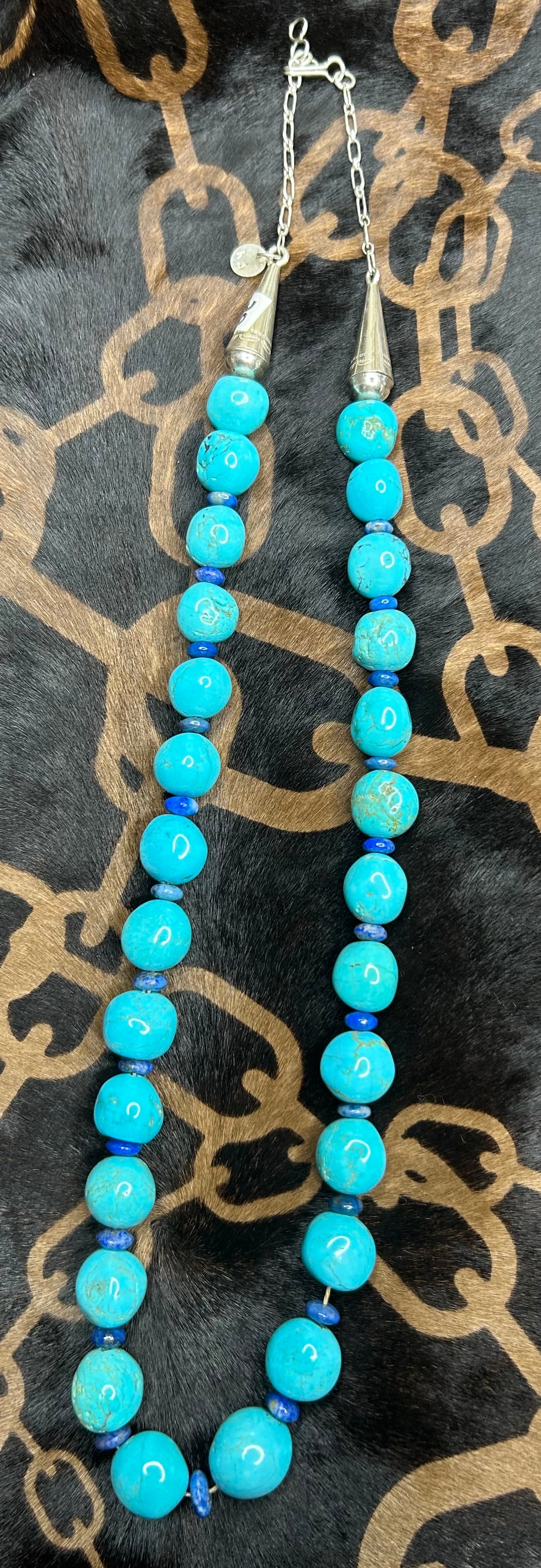 Necklace - Turquoise and Lapis Necklace