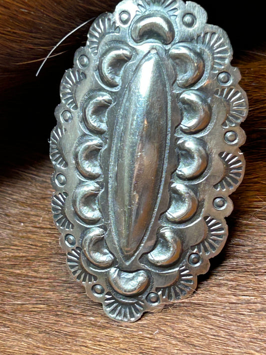 SS Concho shape ring