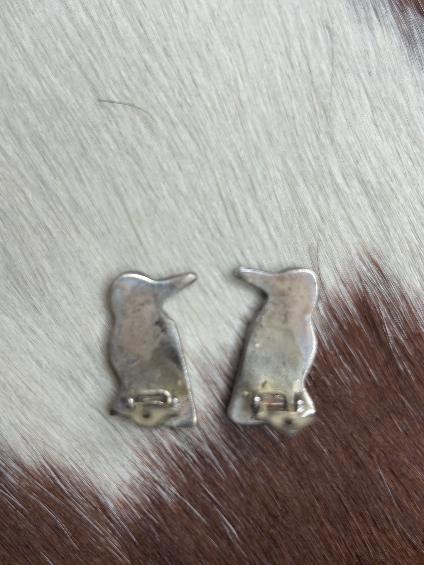 Zuni Inlay bird earrings