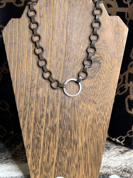 Necklace - Oxidized Chain Necklace