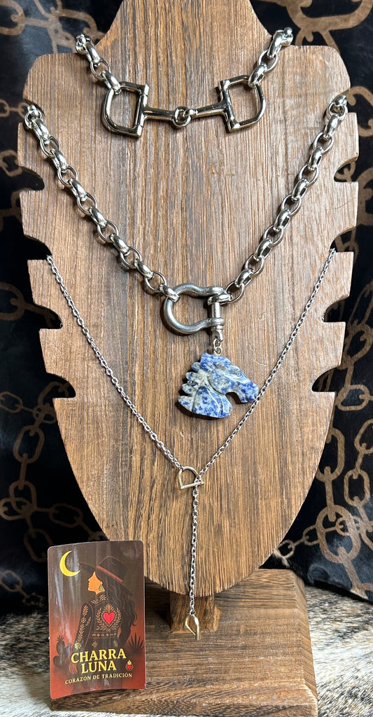Silver Lariat Necklace